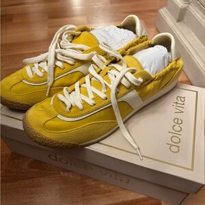 Dolce Vita Sariya Sneakers Yellow Nylon